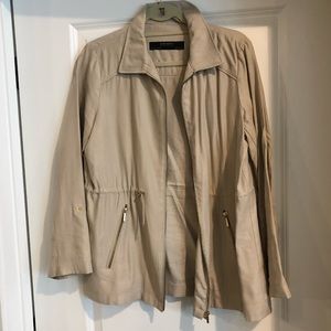 Zara basic cinch waist field jacket